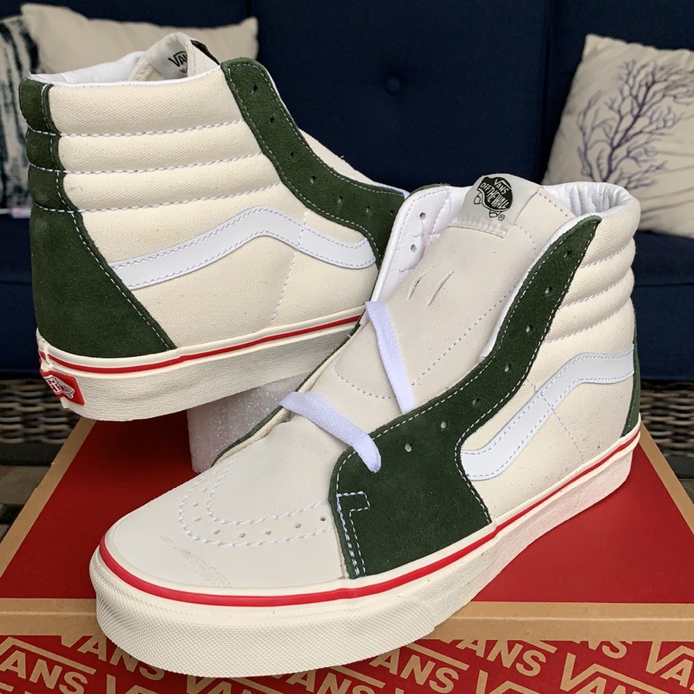 VANS SK8-HI RETRO SPORT MARSHMALLOW/BKOMBUGR MENS - Picture 2 of 16
